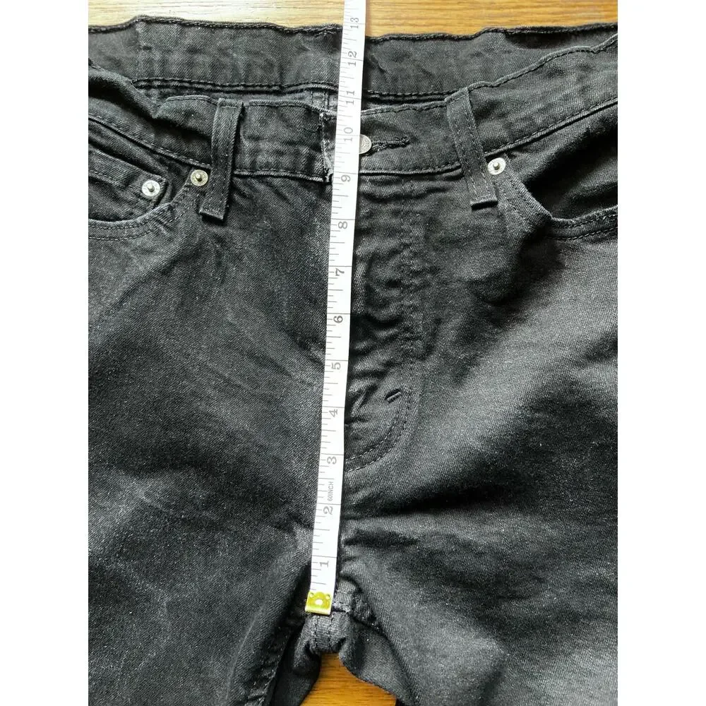 LEVI'S 541 Black Straight-Fit Flex Jeans Mens sz 32x30